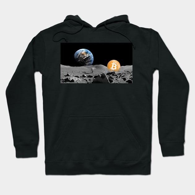 Houston, We Have A Bitcoin Hoodie by phneep